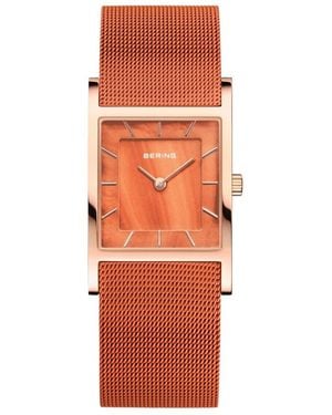 Bering Accessoires ,Roze ,Dameshorloge Roségoud, Oranje Classic 10426-565-S