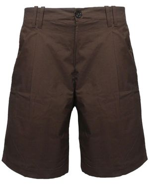 Liu Jo Bermuda Shorts Aus Baumwolle Mit Logo - Grau
