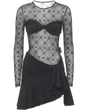 Marine Serre Short Dresses - Black