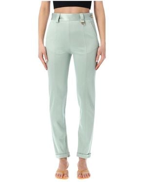Chloé Broeken ,Blauw ,Slim-Fit Broeken - Groen