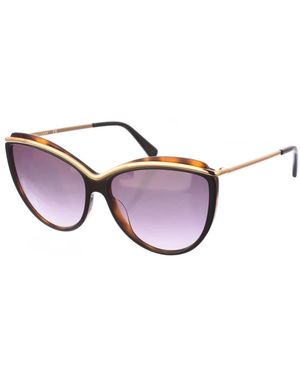 Longchamp Accessoires ,Veelkleurig ,Butterfly Stijl Acetaat Zonnebril - Paars