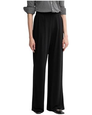Ouí Wide Trousers - Nero