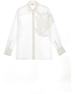 Antonelli Overhemden ,Wit ,Alessandra Zijden Blouse