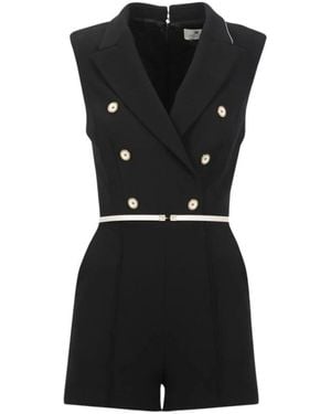 Elisabetta Franchi Playsuits - Nero