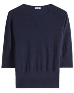 Aspesi Round-Neck Knitwear - Bleu