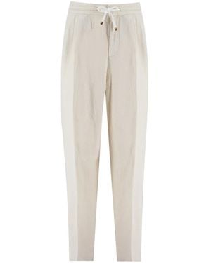 Brunello Cucinelli Straight Trousers - Neutro