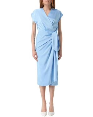 Hanita Elegantes Himmelblaues Kleid