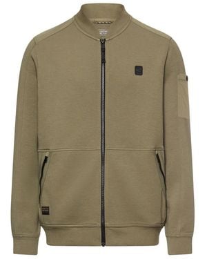Camel Active Sweatjacke Mit Reißverschluss - Grün