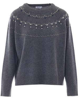 Liu Jo Truien & Vesten ,Grijs ,Wf 6371 Ms 009 L9527 - Blauw