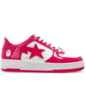 A Bathing Ape Logo Sportschoenen - Roze