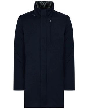 DUNO Single-Breasted Coats - Blue
