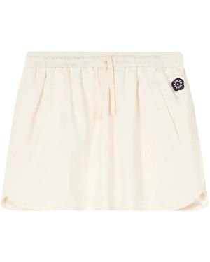KENZO Rokken ,Wit ,Katoen Boke Flower 2.0 Midi Rok - Naturel