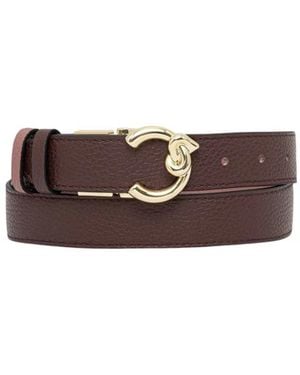 Coccinelle Accessoires ,Bruin ,Leer C-Me Belt