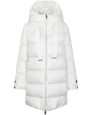 Herno A-Linien Daunenjacke - Weiß