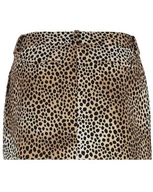 Michael Kors Minirock Mit Leopardenmuster - Schwarz