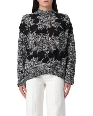 Giambattista Valli Suéter De Macramé - Zwart