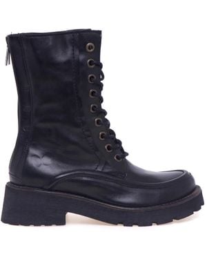 Felmini Lace-Up Boots - Blue