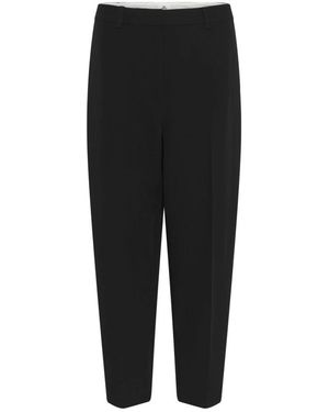 Karen By Simonsen Tapered Trousers - Negro