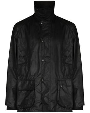 Barbour Jassen ,Zwart ,Katoen Bedale Wax Jacket
