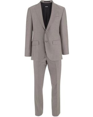 BOSS Single Breasted Suits - Gris