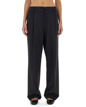 Aspesi Wide Trousers - Black