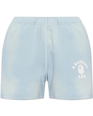 A Bathing Ape Short Shorts - Azul
