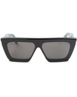 Alaïa Accessoires ,Zwart ,Aa 0104S Geometrische Acetaat Zonnebril - Grijs