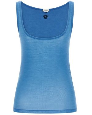 Versace Sleeveless Tops - Blue