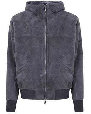 Giorgio Brato Leather Jackets - Grijs