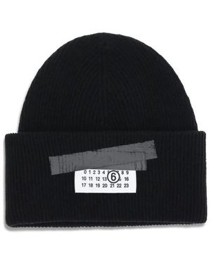 MM6 by Maison Margiela Beanies - Nero