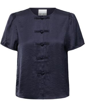 Ichi Blouses & Hemden - Blauw