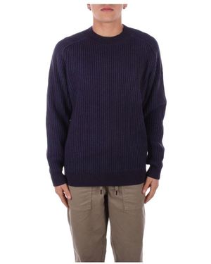 Suns Logo pullover regular fit baumwollmischung - Blau