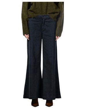Mason's Wide Trousers - Nero