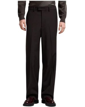 Emporio Armani Straight Pants - Black