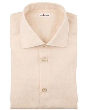 Kiton Formal Hemden - Naturel