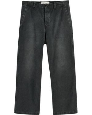 Our Legacy Broeken ,Zwart ,Katoen Rig Chino - Grijs