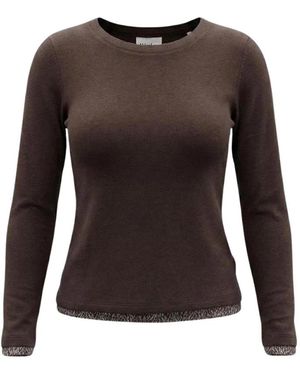 Street One Long Sleeve Tops - Marrón