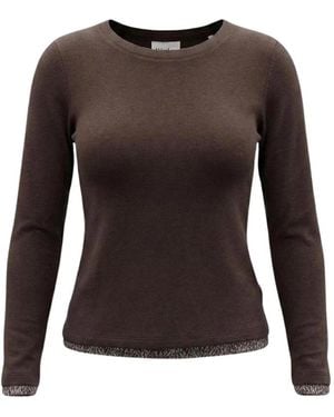 Street One Long Sleeve Tops - Marrone