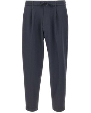 HUGO Broeken ,Blauw ,Polyester Chino Broek