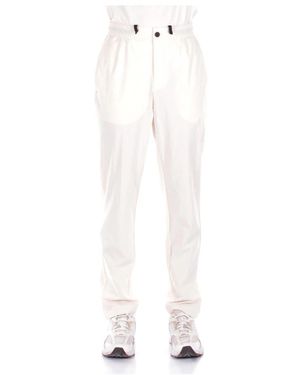 Suns Slim-Fit Trousers - Bianco