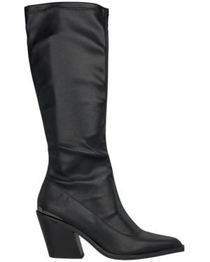Alma En Pena. Cowboy & Biker Boots - Black