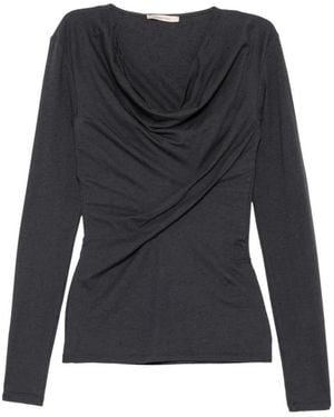 Paloma Wool Tops ,Grijs ,Katoen Junco Top - Zwart