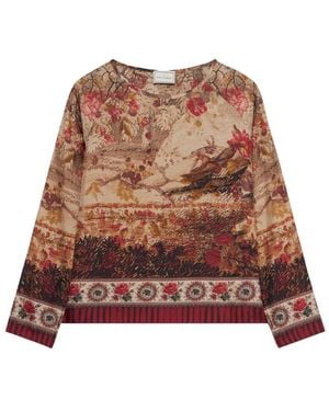 Pierre Louis Mascia Blouses - Brown
