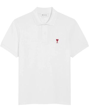 Ami Paris Polo Shirts - White