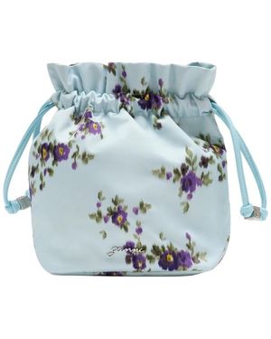 Ganni Bucket Bags - Azul