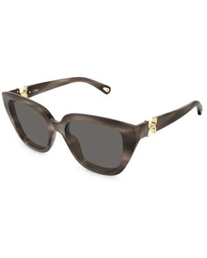 Chloé Zonnebril Met Kattensnoet - Metallic