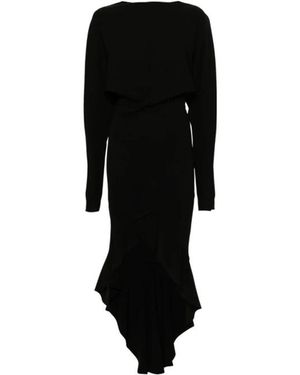 Philosophy Di Lorenzo Serafini Midi Dresses - Black