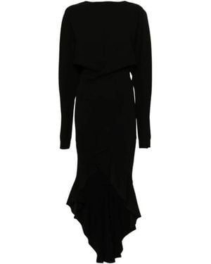 Philosophy Di Lorenzo Serafini Midi Dresses - Black
