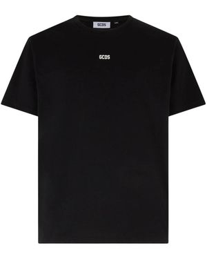 Gcds Tops ,Zwart ,Katoen Cotton Logo T-Shirt