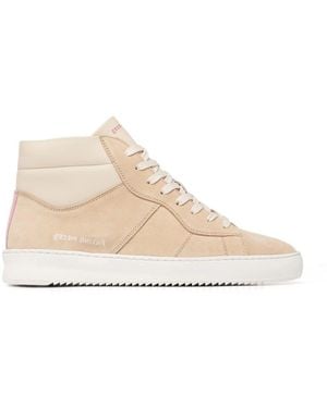 Filling Pieces Wildleder Mid Court Sneakers - Natur